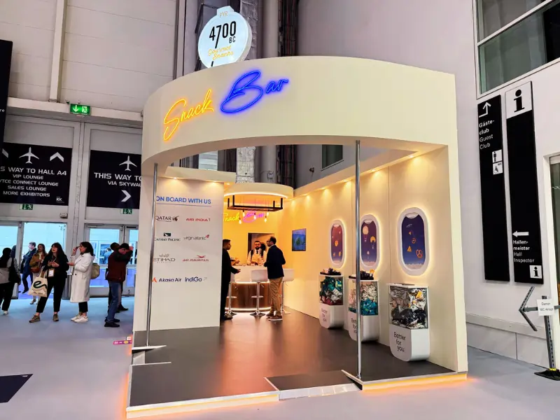 Custom booth by Exhibition Stand Design Company in Dubai with premium finish